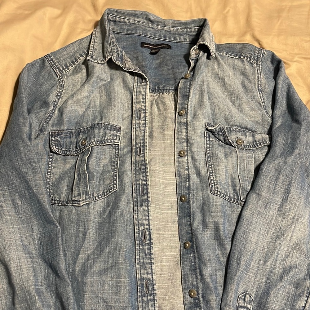 American Eagle denim dress/shirt.